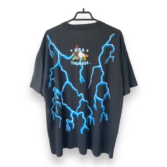 USA Thunder Black Eagle Brazos Sportswear Oversized T-shirt - Picture 4 of 10